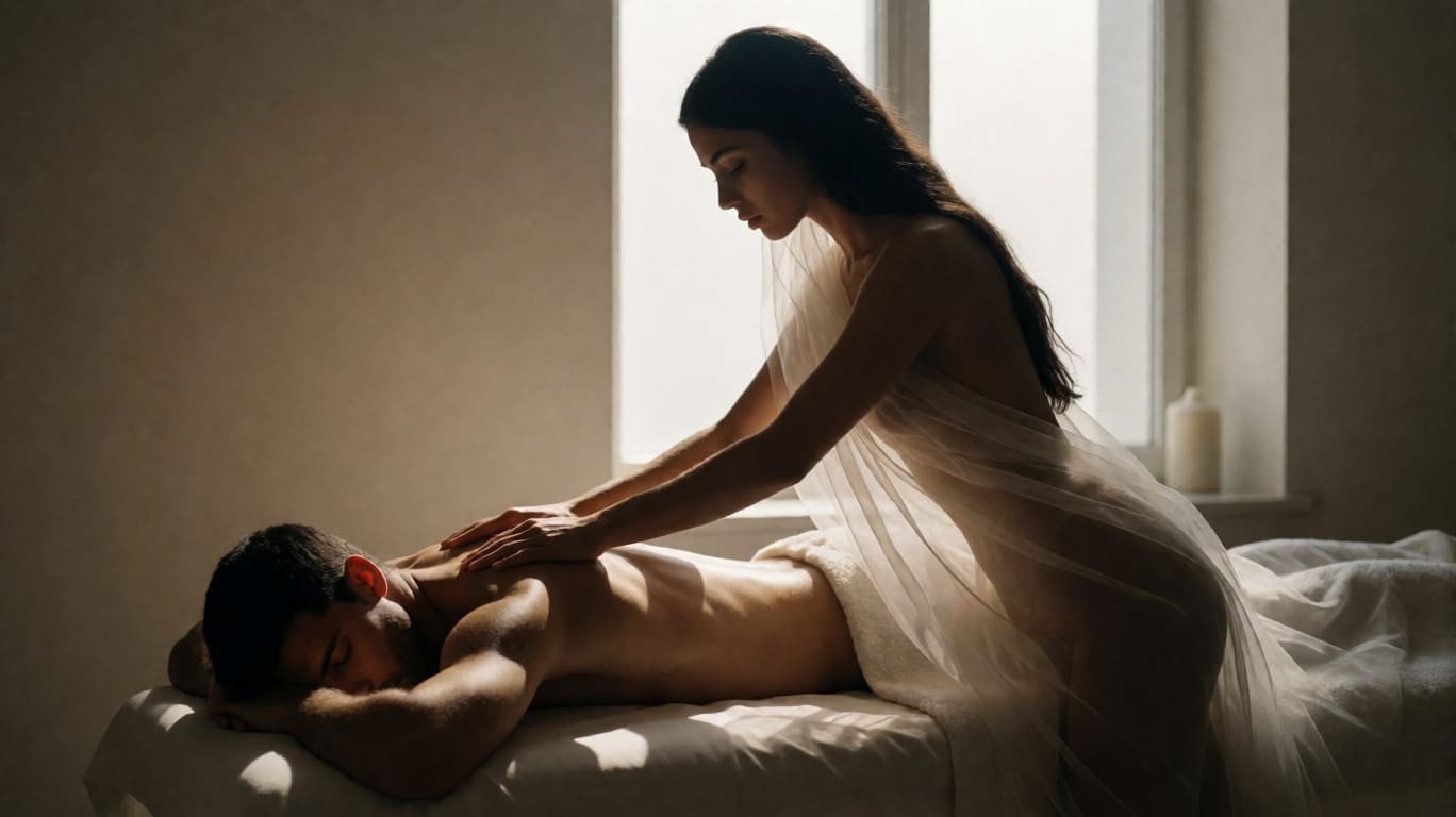 La masseuse et le client : un après-midi inoubliable | Mulheres VIP
